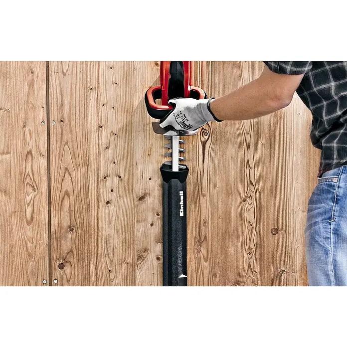 Einhell Akumulatorske škare za živicu GC-CH 1855/1 Li Kit - 18 V, Litij-ionska, 2,5 Ah, 1 baterija - Proizvod u upotrebi