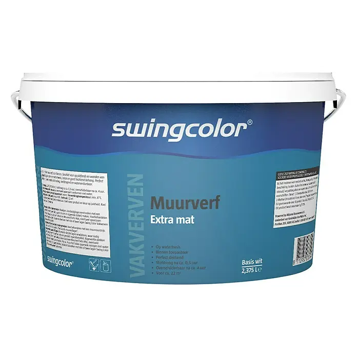Muurverf Extra Mat - 2,5 l, Extra mat - Vooraanzicht