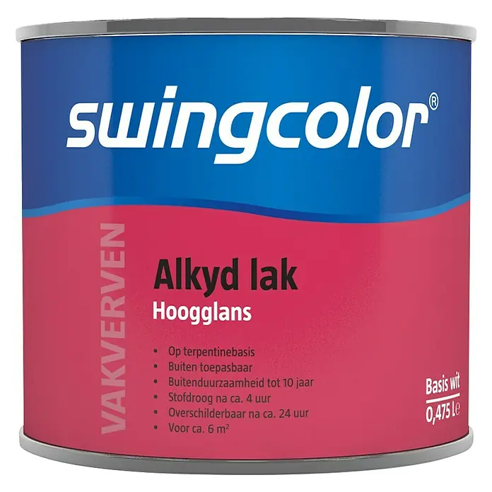 Lakverf Alkyd Hoogglans - 475 ml - Vooraanzicht