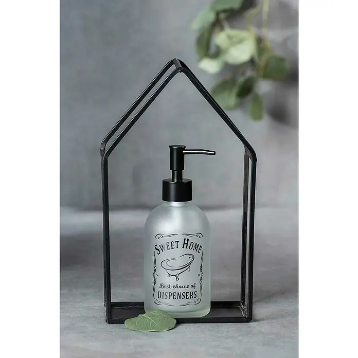 Wenko Seifenspender Sweet Home - Glas, Transparent - Stimmungsaufnahme