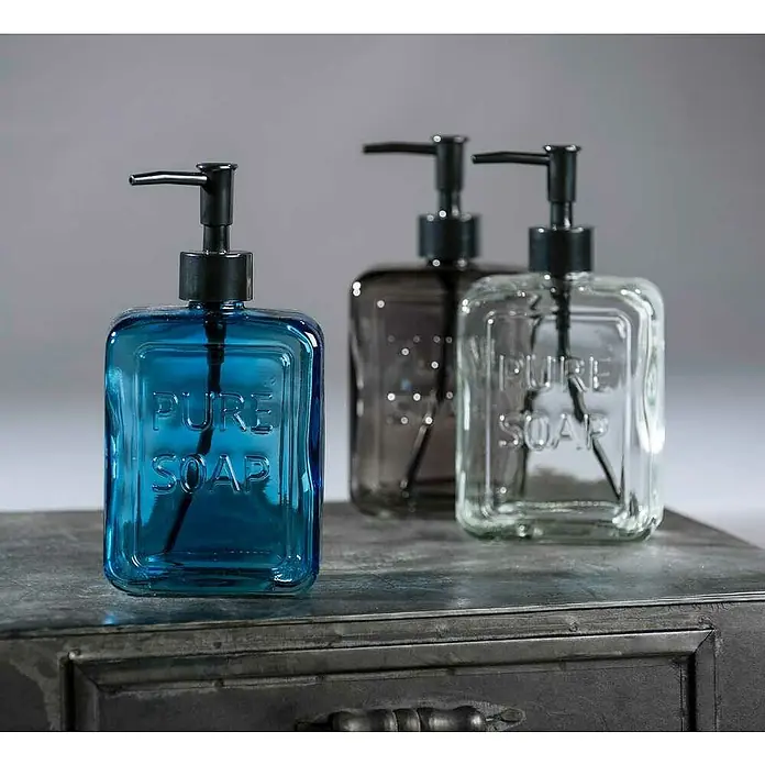Wenko Seifenspender Pure Soap - Glas, Transparent - Stimmungsaufnahme