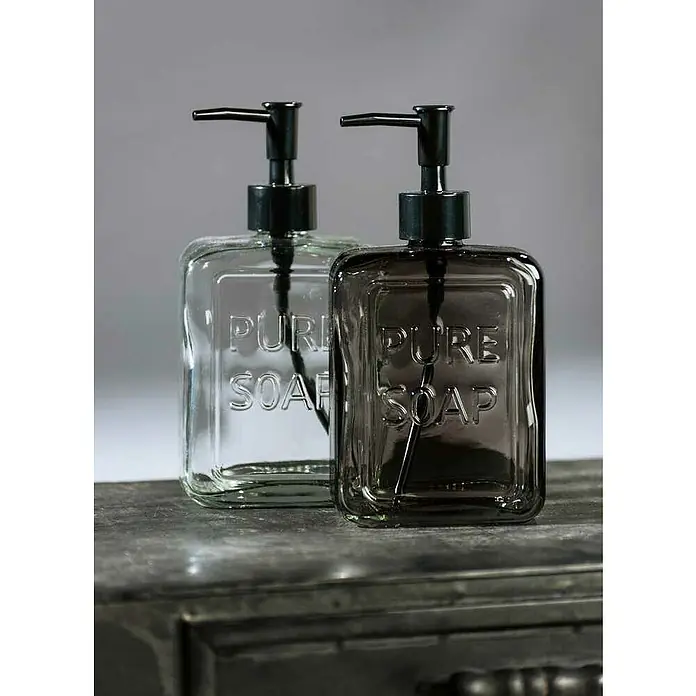 Wenko Seifenspender Pure Soap - Glas, Transparent - Stimmungsaufnahme