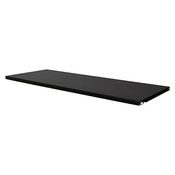 Element System Stahlfachboden - L x B: 80 x 30 cm, Traglast: 30 kg/Boden, Schwarz - Diagonale Ansicht