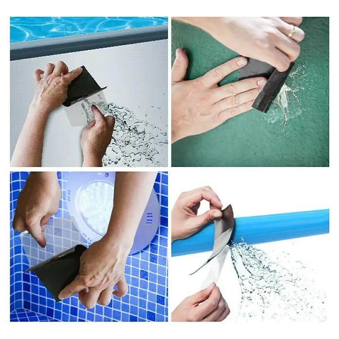 Traka za popravke EasyFix - Prozirno, 150 x 10 cm - Proizvod u upotrebi