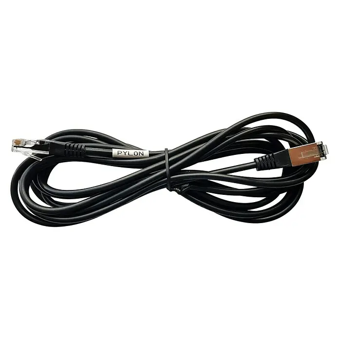 Juego de cables RJ45 - Negro/rojo, Largo: 3,5 m, US2000B, US2000B Plus, UP2500 y Phantom-S. - Vista frontal