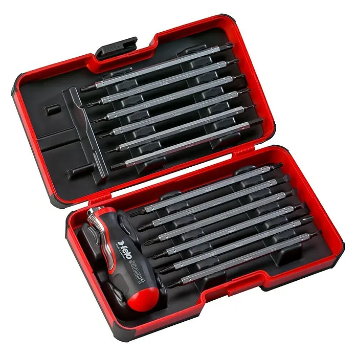 Felo Schraubendreher-Satz XL-Strongbox Smart Evo - 13 -tlg. - Ansicht von oben