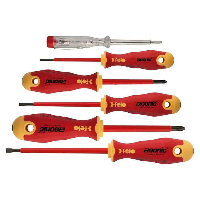 Felo Schraubendreher-Satz ergonic® VDE - 6 -tlg. - Ansicht von oben