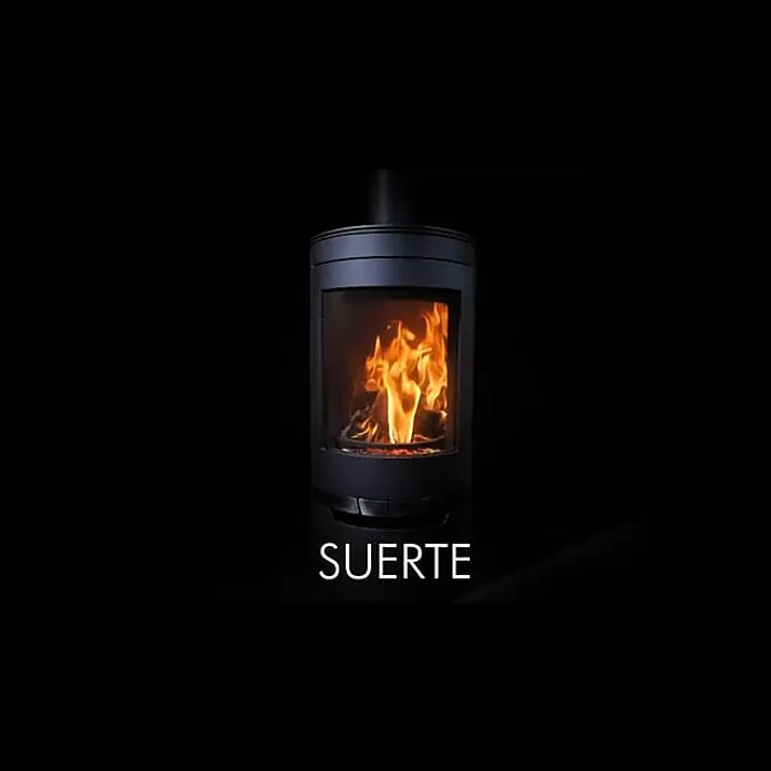 Panadero Estufa de leña Suerte - 8 kW, Volumen de calefacción: 200 m³, Antracita