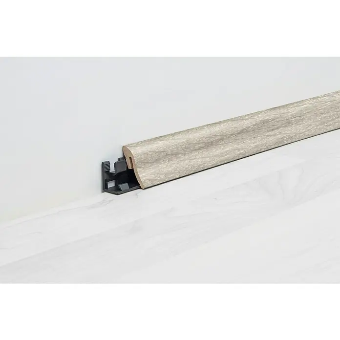LOGOCLIC Sockelleiste - L x B x H: 2,5 m x 21 mm x 34 mm, Gerade, Boulder Oak - Stimmungsaufnahme