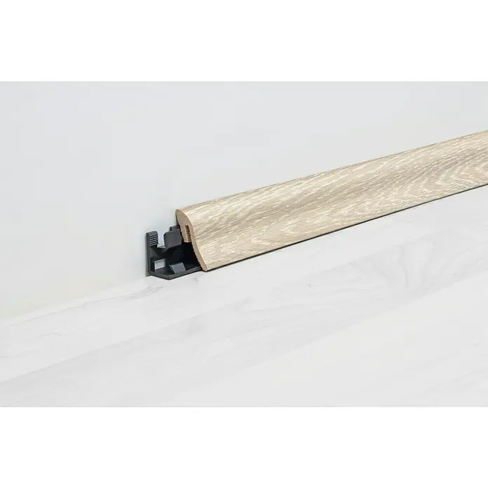 LOGOCLIC Sockelleiste - L x B x H: 2,5 m x 21 mm x 34 mm, Gerade, Khaki Oak - Stimmungsaufnahme