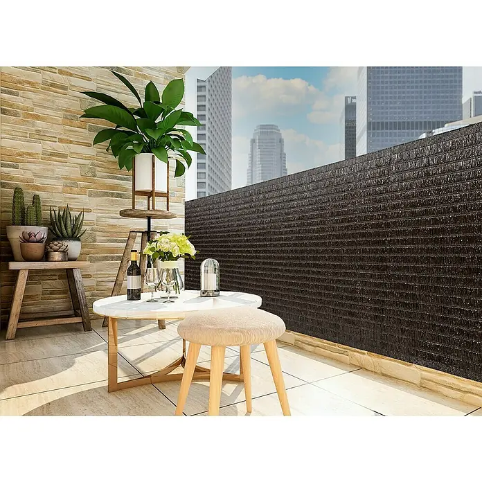 Gardol Sichtschutz Raffia - Braun, 300 x 90 cm - Stimmungsaufnahme