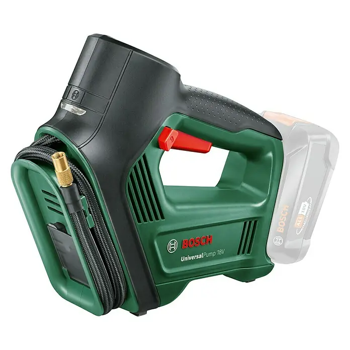 Bosch 18 V Power for All Akku-Luftpumpe UniversalPump 18V - 18 V, Ohne Akku - Diagonale Ansicht