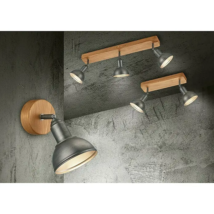 Trio Leuchten Delhi Plafondspot Delhi - 40 W, l x b x h: 11,6 x 33 x 20,5 cm, E14, 2 st. - Sfeeropname