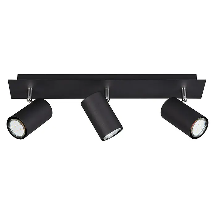 Trio Leuchten Marley Stropna spot svjetiljka - 105 W, D x Š x V: 9 x 48 x 15 mm, GU10, 3 Kom. - Pogled sprijeda