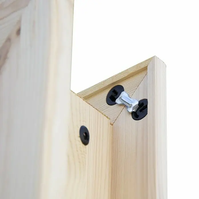 Eurolam Dovratnik - 650 x 2.000 mm, DIN graničnik: Desno, Natur - Detaljan prikaz