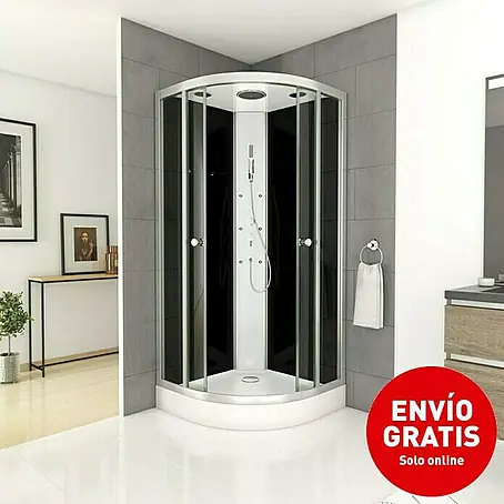 Cabina de ducha completa Vitamine Black