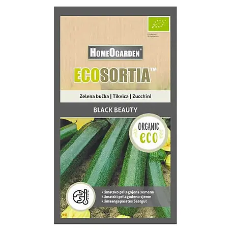 HomeOgarden  Sjeme povrća Ecosortia tikvica Black Beauty