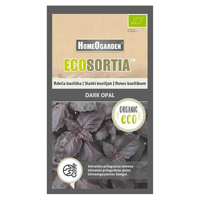 HomeOgarden Sjeme povrća Ecosortia slatki bosiljak - Botanički opis: Ocimum basilicum L. - Pogled s gornje strane