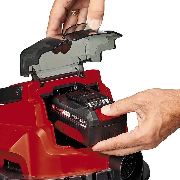 Einhell Power X-Change Akku-Nass-Trockensauger TC-VC 18/15 Li-Solo - 18 V, Ohne Akku, Behältervolumen: 15 l - Detailaufnahme