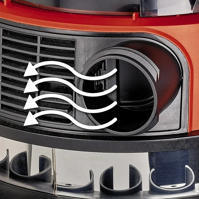 Einhell Power X-Change Akku-Nass-Trockensauger TE-VC 36/30 Li S-Solo - 18 V, Ohne Akku, Behältervolumen: 30 l - Detailaufnahme