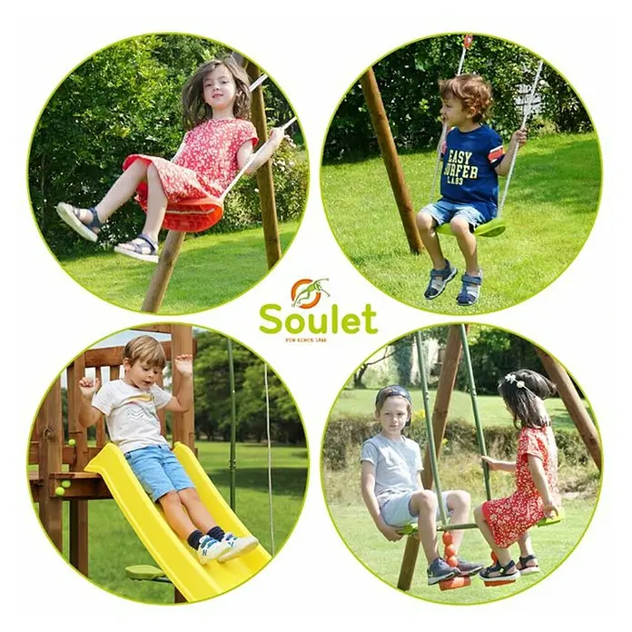 Soulet Torre de juegos Feroe - 377 x 313 x 310 cm - Producto en uso