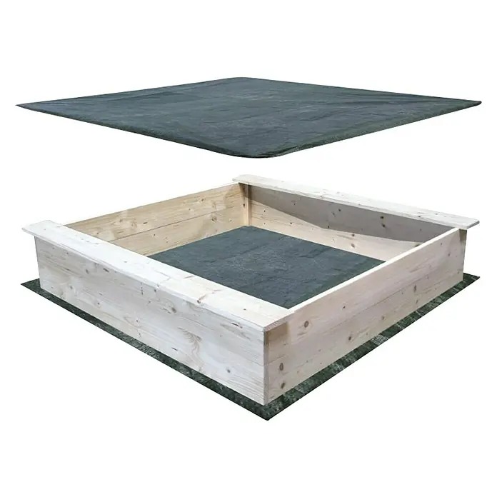 Soulet Cajón de arena Sophie - 118 x 118 x 12,6 cm, Madera - Vista angular