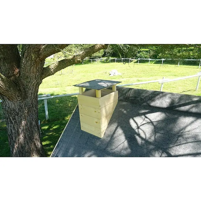 Soulet Caseta infantil Lully - Madera, 263 x 255 x 258 cm, Natural, Con tobogán - Foto ambiente
