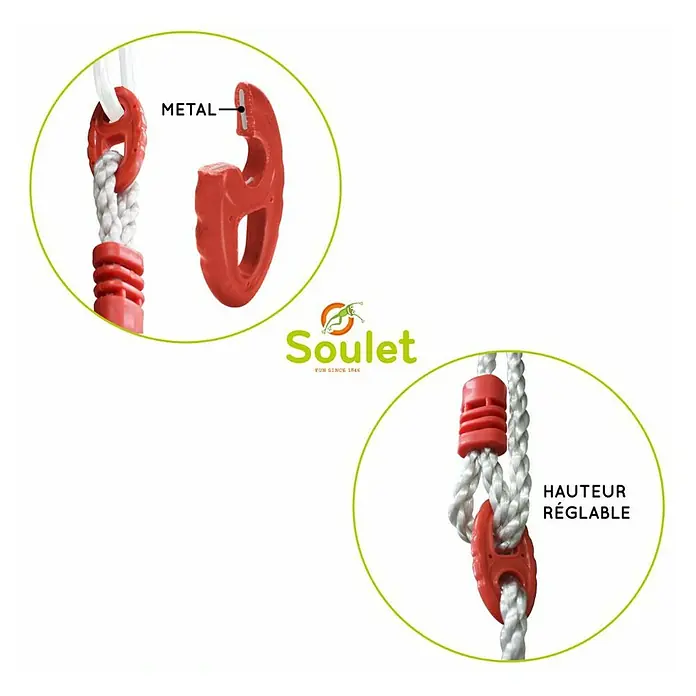 Soulet Columpios Elodie - L x An: 17 x 38 cm - Primer plano