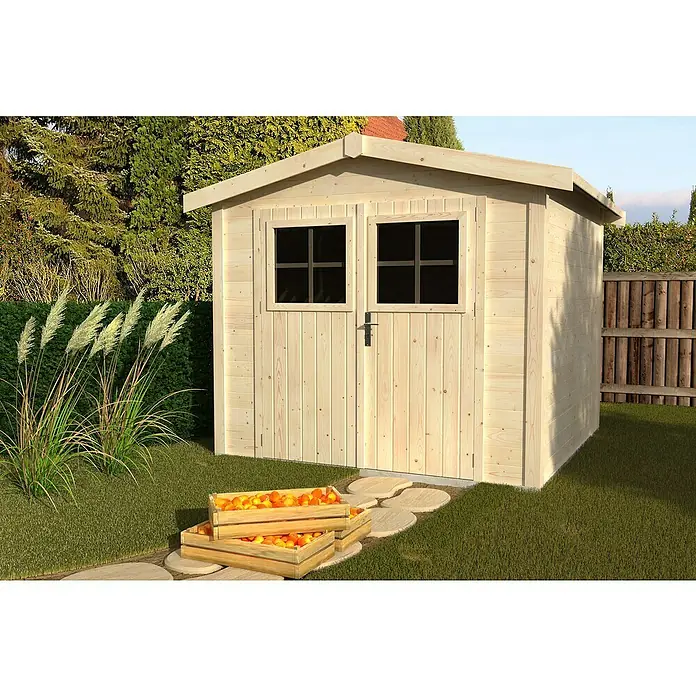 Décor et Jardin Caseta de madera Mano - L x An: 263 x 250 cm, Espesor de pared: 19 mm - Foto ambiente