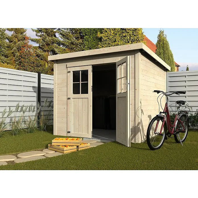 Décor et Jardin Caseta de madera Tailon - L x An: 250 x 256 cm, Espesor de pared: 19 mm - Foto ambiente