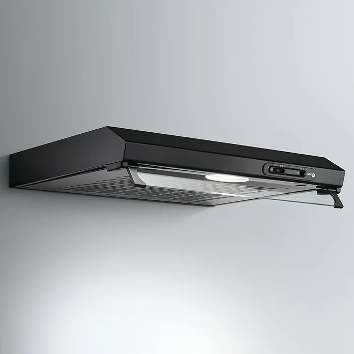 Turboair Campana integrable Tilly - Ancho: 60 cm, Potencia de aire máx.: 205 m³/h, Negro - Foto ambiente