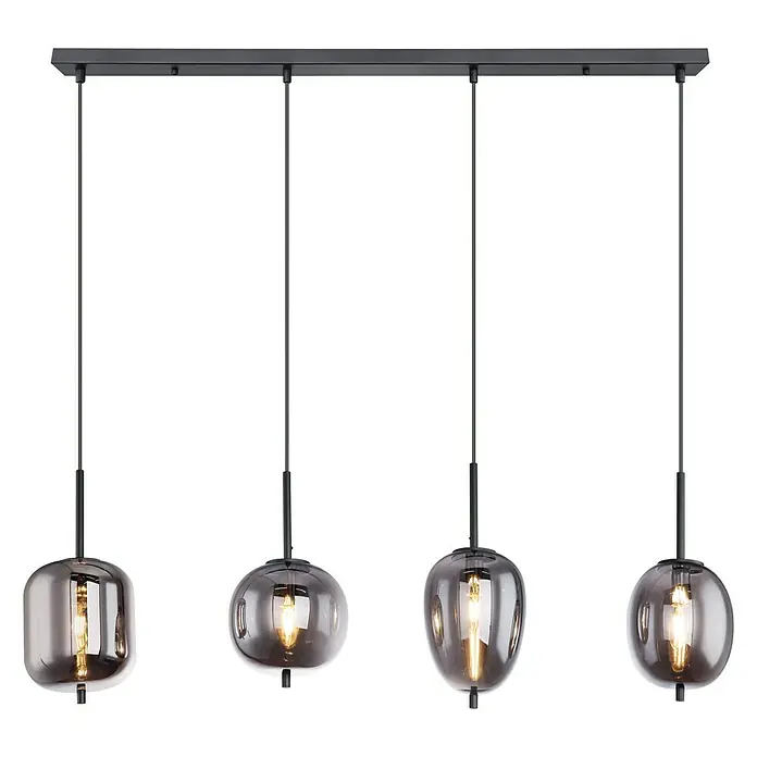 Globo Függőlámpa BLACKY - 40 W, E14 - Elülső nézet