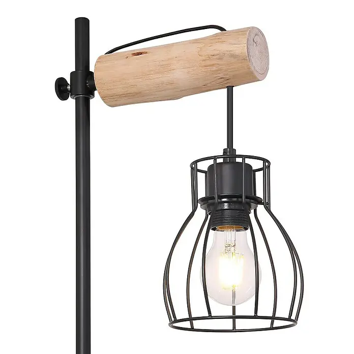 Globo Mina Tischleuchte - 40 W, L x B x H: 3,3 x 18 x 55 cm - Detailaufnahme