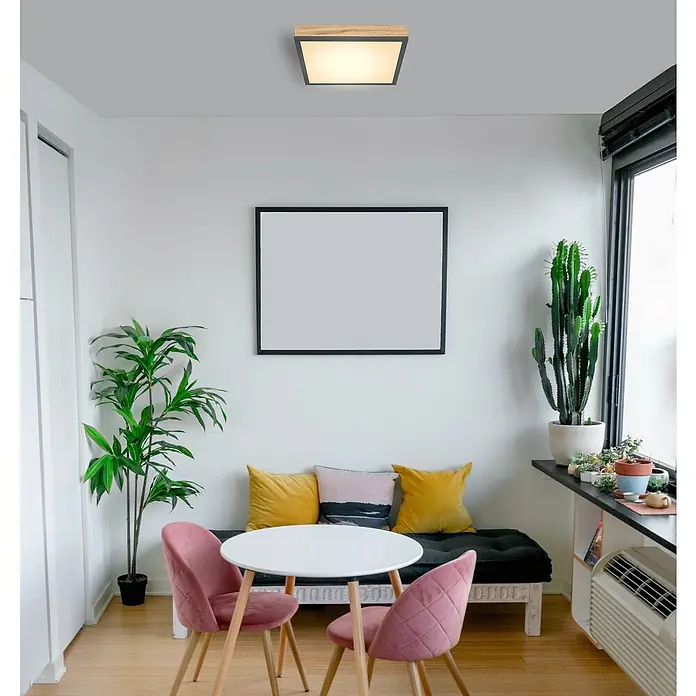Globo Doro LED-Panel - 12 W, L x B x H: 30 x 30 x 6 cm, Warmweiß - Stimmungsaufnahme