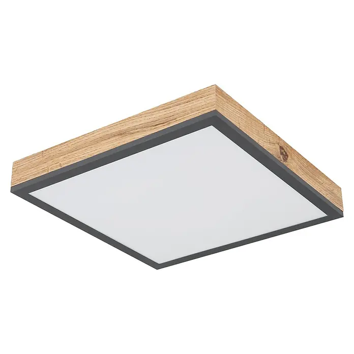 Globo Doro LED-Panel - 12 W, L x B x H: 30 x 30 x 6 cm, Warmweiß - Diagonale Ansicht