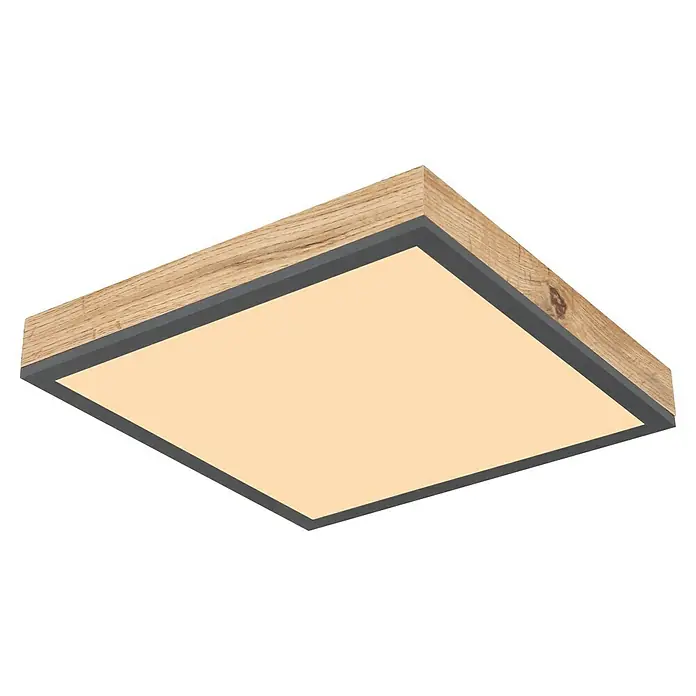 Globo Doro LED-Panel - 12 W, L x B x H: 30 x 30 x 6 cm, Warmweiß - Diagonale Ansicht