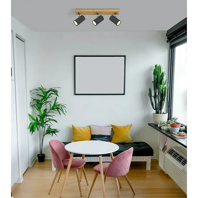 Globo Robby Deckenstrahler - 35 W, L x B x H: 41 x 60 x 120 cm, 3 Stk. - Stimmungsaufnahme