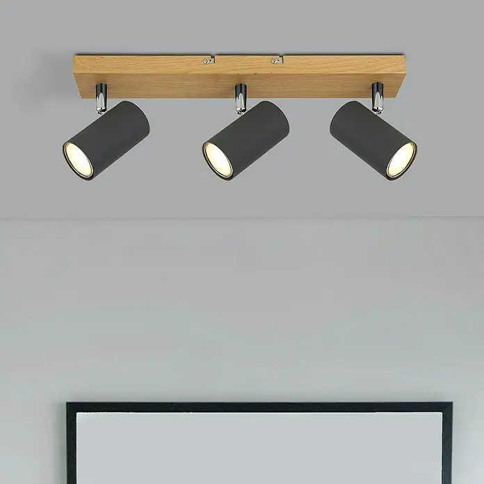 Globo Robby Deckenstrahler - 35 W, L x B x H: 41 x 60 x 120 cm, 3 Stk. - Bildausschnitt