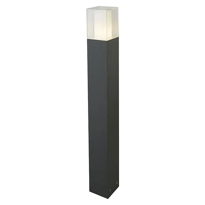 Searchlight Sokkellamp voor buiten - Hoogte: 90 cm, Antraciet - Diagonaal zicht
