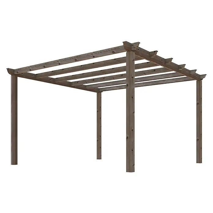 Pérgola Classic - L x An: 400 x 400 cm - Vista angular