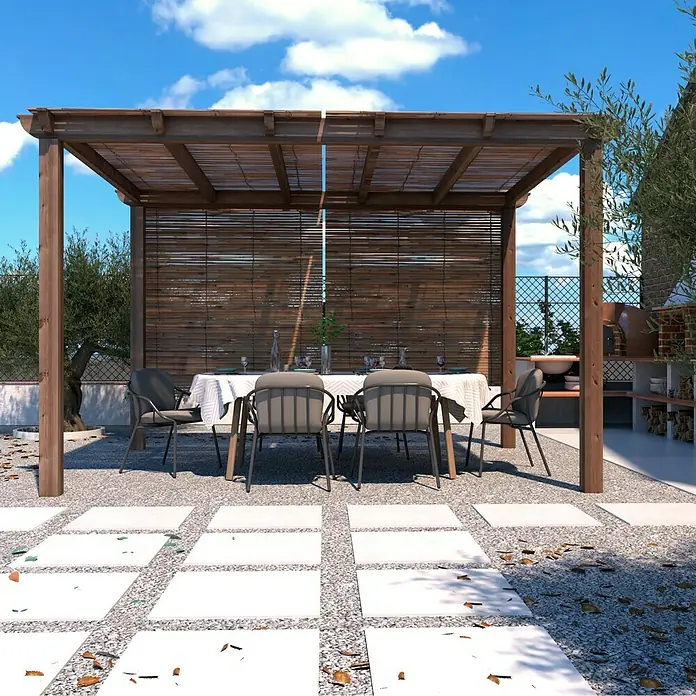 Pérgola Classic - L x An: 400 x 400 cm - Foto ambiente