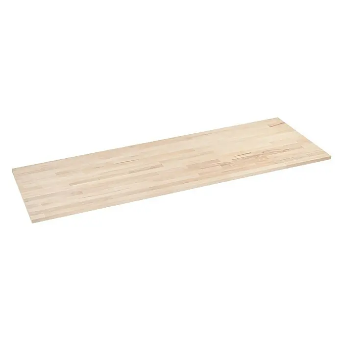 Exclusivholz Massivholzplatte - Buche, 200 x 80 x 2,7 cm - Diagonale Ansicht