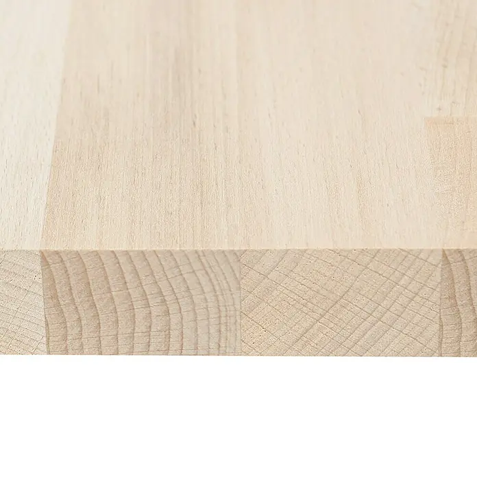 Exclusivholz Massivholzplatte - Buche, 200 x 63,5 x 2,7 cm - Detailaufnahme