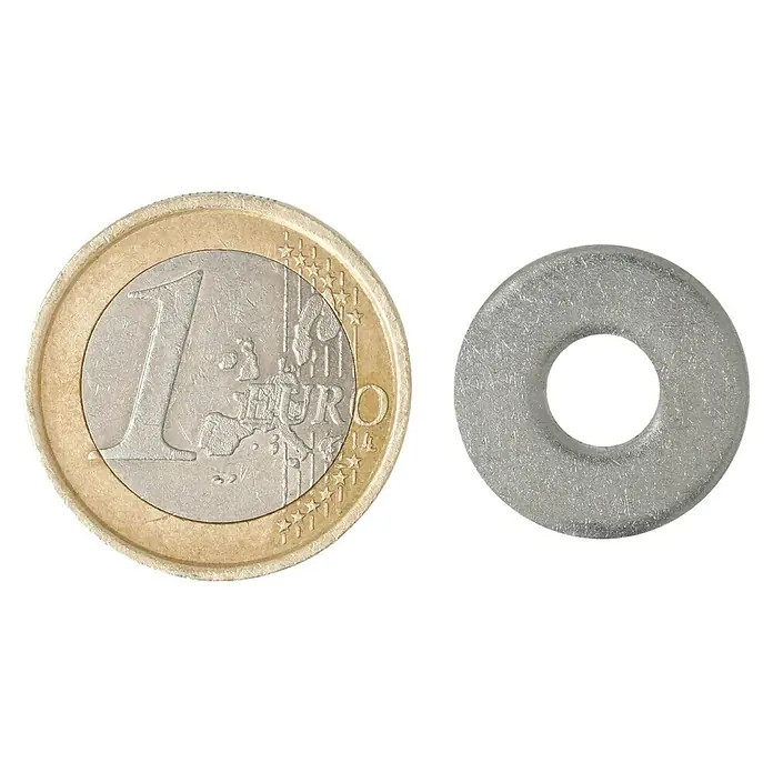 Profi Depot Alátét A2 - Külső átmérő: 18 mm, Rozsdamentes acél - Felülnézet
