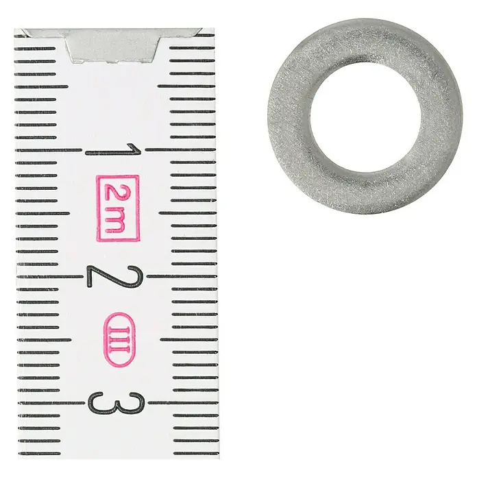 Profi Depot A2 alátét - Külső átmérő: 16 mm, Rozsdamentes acél - Felülnézet