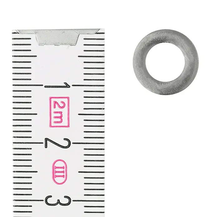 Profi Depot A2 alátét - Külső átmérő: 12 mm, Rozsdamentes acél - Felülnézet