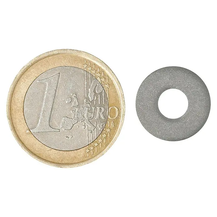 Profi Depot Alátét A2 - Külső átmérő: 15 mm, Rozsdamentes acél - Felülnézet