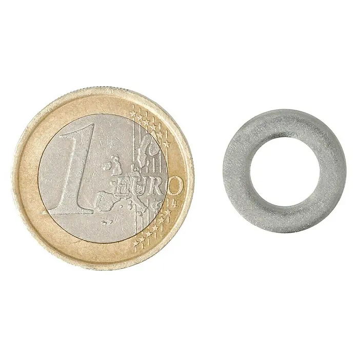 Profi Depot A2 alátét - Külső átmérő: 16 mm, Rozsdamentes acél - Felülnézet