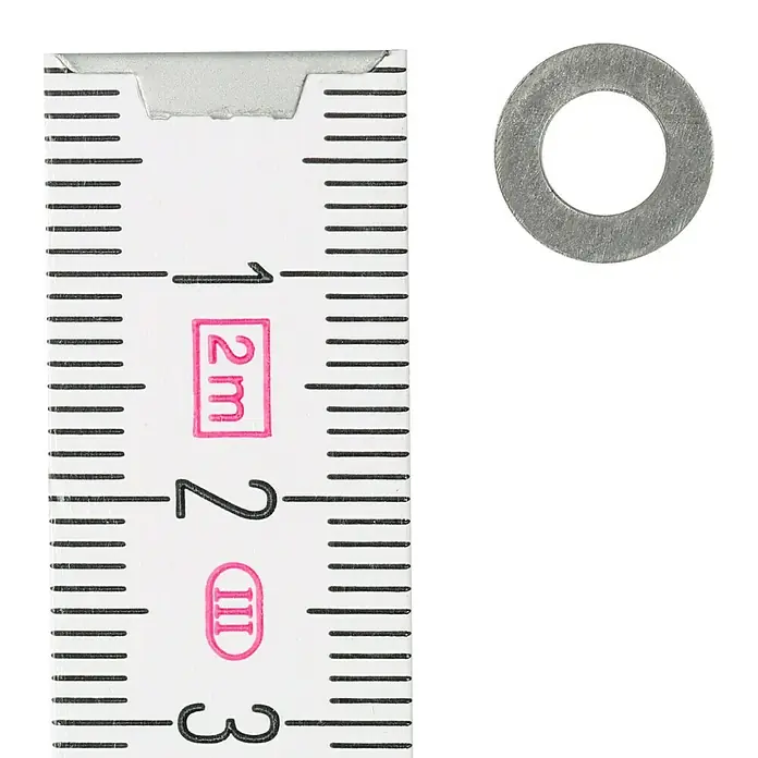 Profi Depot A2 alátét - Külső átmérő: 10 mm, Rozsdamentes acél - Felülnézet