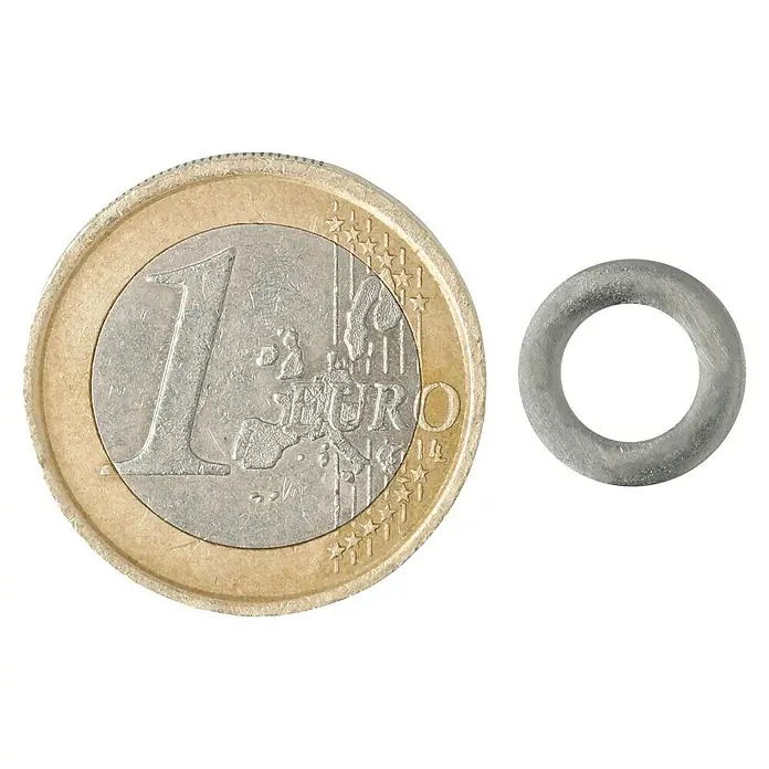 Profi Depot A2 alátét - Külső átmérő: 12 mm, Rozsdamentes acél - Felülnézet